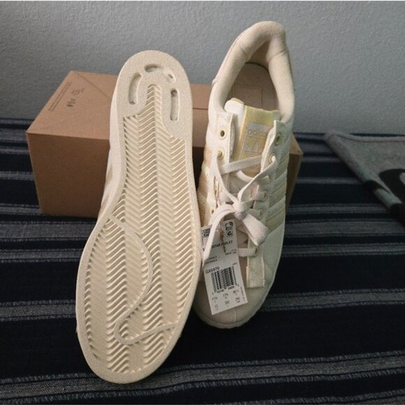 Adidas Shelltoe Boost Men 11 Superstar Parley Cream Off White Gf 112025 - Picture 8 of 11